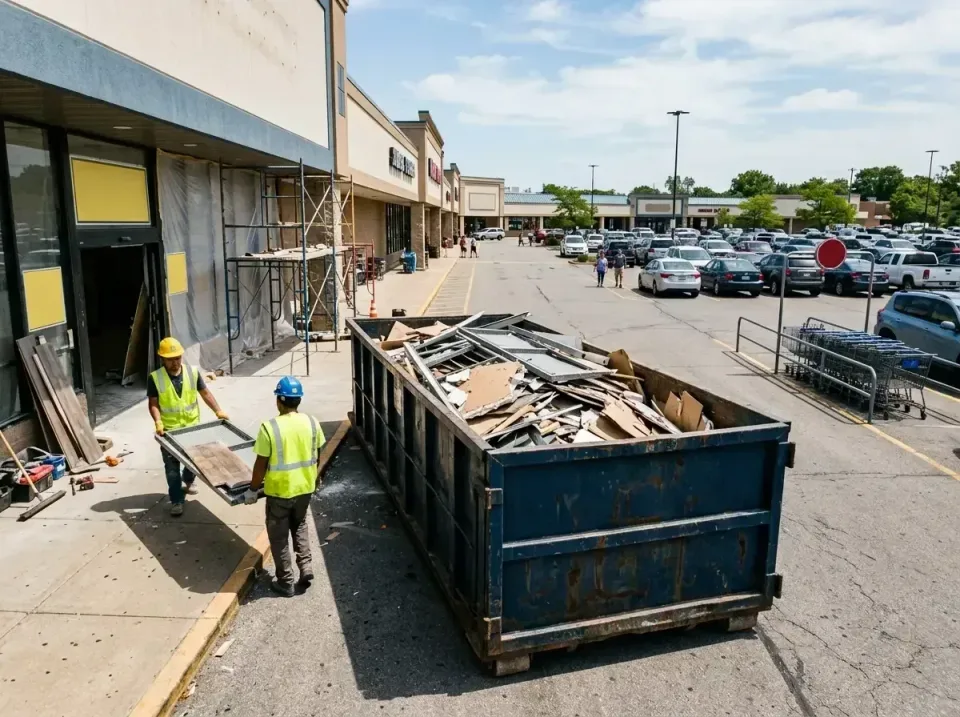 retail-store-renovation-debris-003 — frequently asked questions, Roll-off Dumpster Rentals in Green Hill, TN